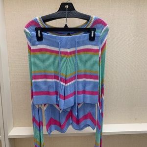 2 piece colorful knit set NWOT
